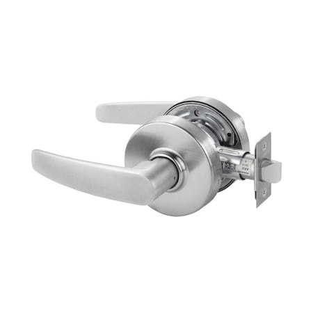 Sargent 7U15LB26D Passage Cylindrical Lock Grade 2 with B Lever and L Rose with T Strike Satin Chrome 7U15LB26D